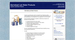 Desktop Screenshot of barnstead-water.com